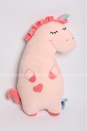 Игрушка-подушка Единорог розовый 60 см Игрушка подушка Единорог розовый 60 см