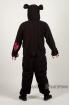 Пижама-кигуруми Мрачный медведь чёрный для взрослых
