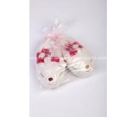 Тапочки Halluci "Мишки в шарфике"