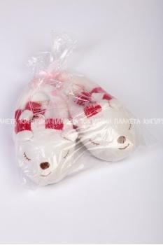 Тапочки Halluci "Мишки в шарфике"