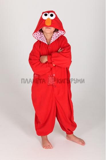 Пижама-кигуруми из флиса Элмо для детей
