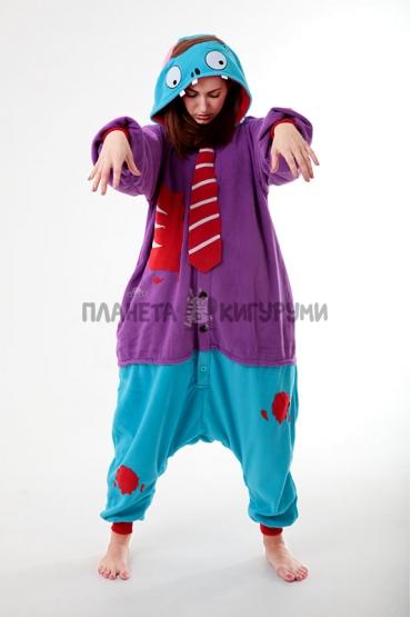 Пижама-кигуруми Зомби для взрослых