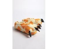 Тапочки для кигуруми "лапки с когтями" жираф