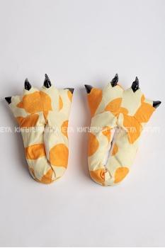 Тапочки для кигуруми "лапки с когтями" жираф