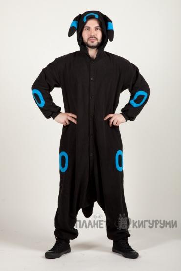 Пижама-кигуруми Покемон Умбреон синий
