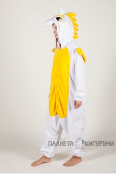 Кигуруми Пегас Единорог желтый